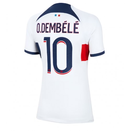 Dres Paris Saint-Germain Ousmane Dembele #10 Gostujuci za Žensko 2023-24 Kratak Rukav